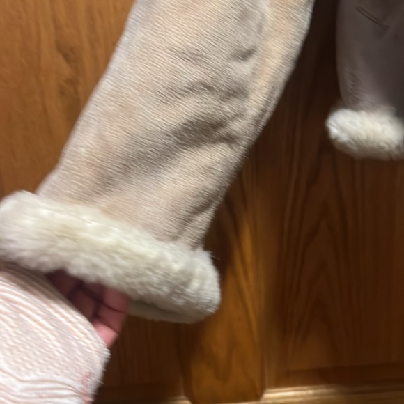 Express Coat leather upper With Fur size small could fit Medium - Picture 3 of 15